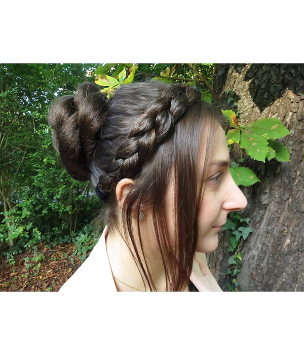 Rose Bun & Classic Braided Chignon S