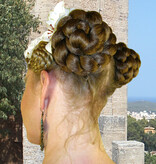 Braided Hair Buns, voluminous hair
