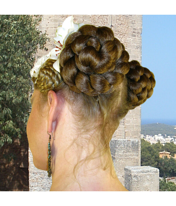 Hair pieces buns updos sale