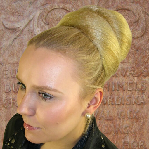 Layered Diva Hair Bun Updo L