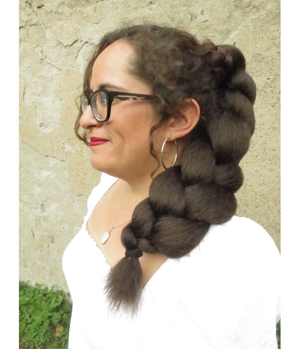 Braided XL Afro Hair Bun