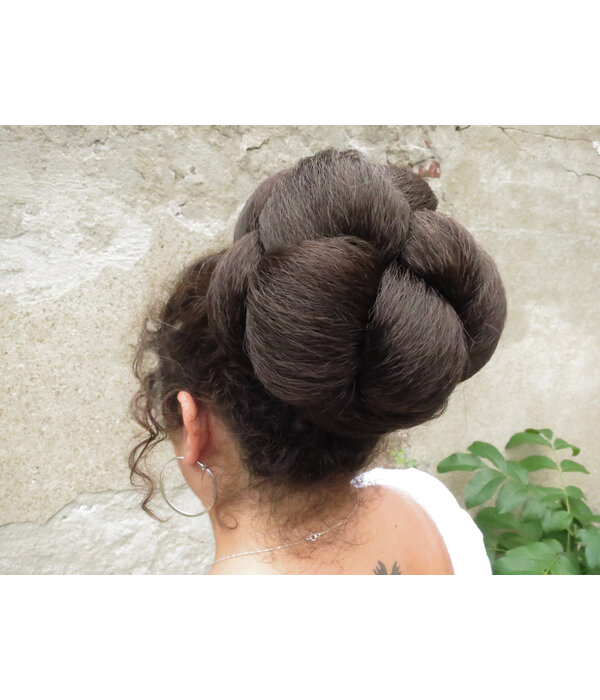 Braided XL Afro Hair Bun
