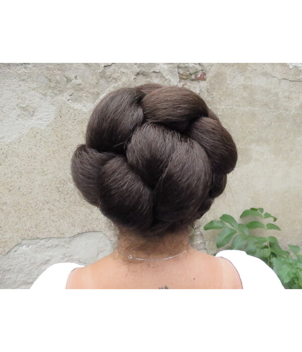 Braided XL Afro Hair Bun