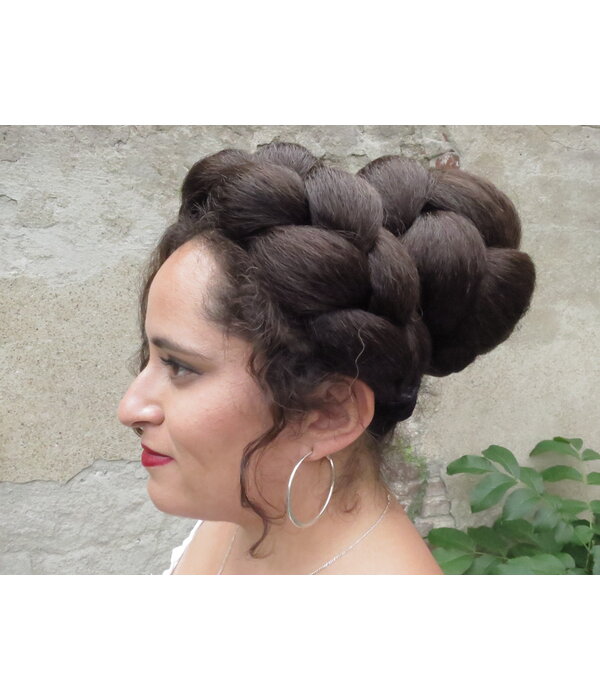 Braided XL Afro Hair Bun