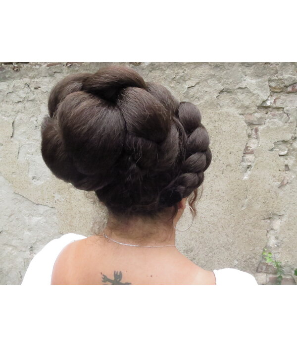 Braided XL Afro Hair Bun