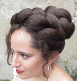 Braided XL Afro Hair Bun
