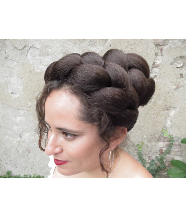 Braided XL Afro Hair Bun