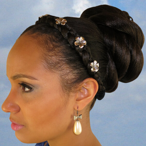 African American Twist Bun M extra