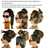 Rose Bun Hairpiece S Extra for all hair