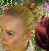 Braided Afro Chignon M & Rose Bun