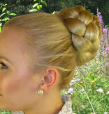 Braided Afro Chignon M & Rose Bun