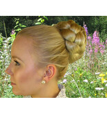 Braided Afro Chignon M & Rose Bun