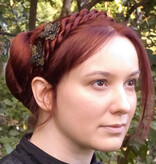 Braided Afro Chignon M & Rose Bun
