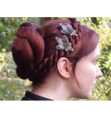 Braided Afro Chignon M & Rose Bun