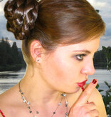 Boho Hair Buns Topknots natural, size M
