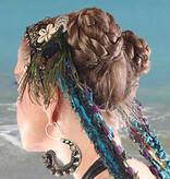 Tribal Hair Buns natural, size S