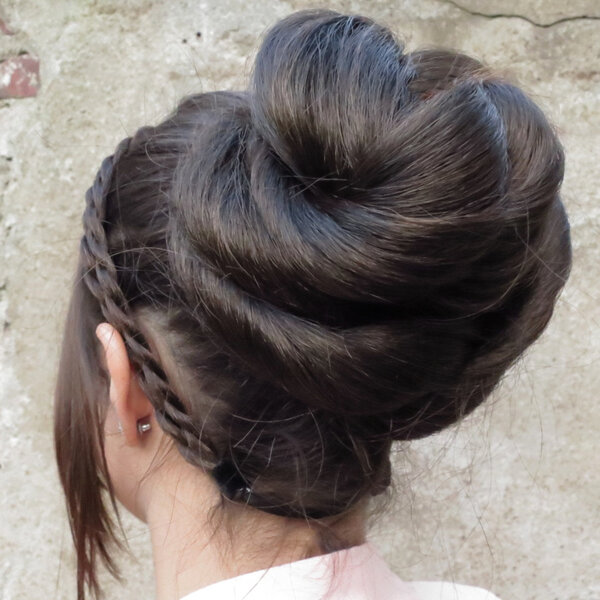 Rose Bun L Natural