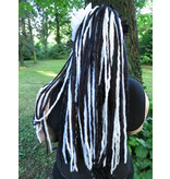 Black & Platinum Blonde Dreads