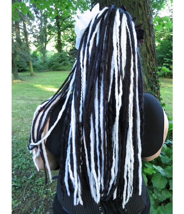 Black & Platinum Blonde Dreads