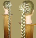 Braided Bun with Braid Down, short variant M