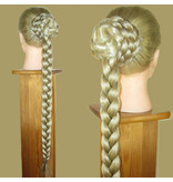Braided Bun with Braid Down, short variant M