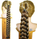 Braided Bun with Braid Down, short variant M