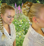 Braided Bun with Braid Down, short variant M