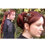 Braided Bun with Braid Down, short variant M
