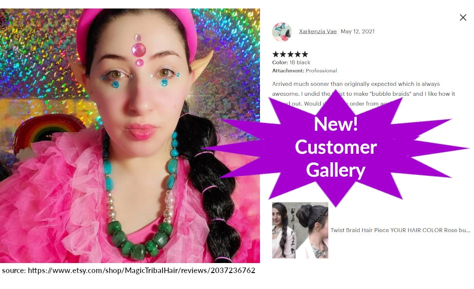 NEW! Customer Gallery with Picture Reviews