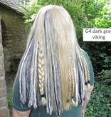 Clip-in Dread Falls GRAY, 3 Clip-ins, 22.5 IN long