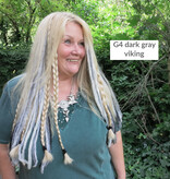 Clip-in Dread Falls GRAY, 3 Clip-ins, 22.5 IN long