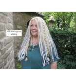 Clip-in Dread Falls GRAY, 3 Clip-ins, 22.5 IN long