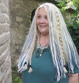Clip-in Dread Falls GRAY, 3 Clip-ins, 22.5 IN long