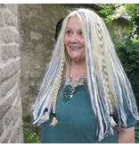 Clip-in Dread Falls GRAY, 3 Clip-ins, 22.5 IN long