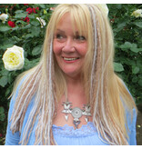 Blond Clip-In Dreadlocks, 3 Clip-ins, 21 IN long