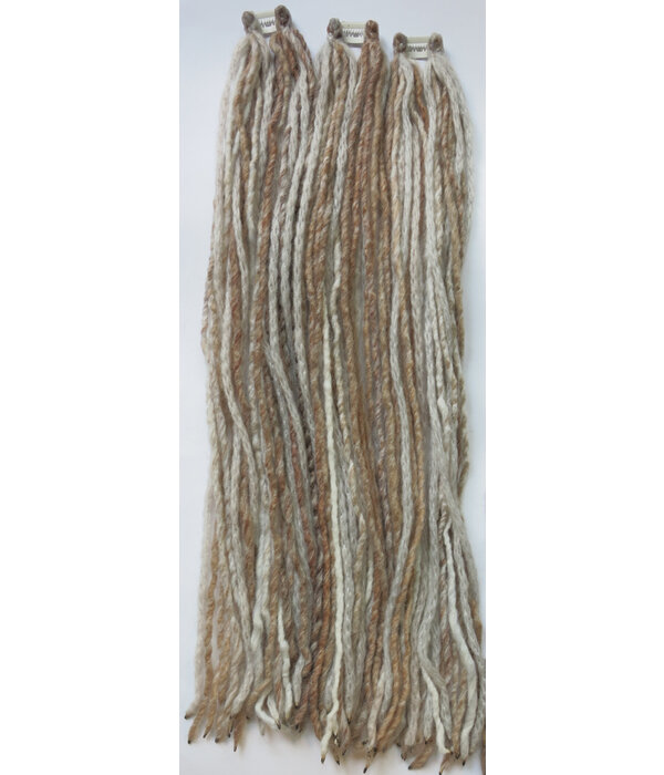 Blond Clip-In Dreadlocks, 3 Clip-ins, 21 IN long