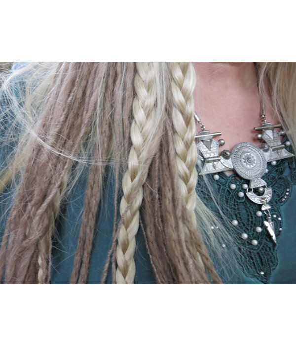 Clip-In Dreadlocks ASH BLOND - 2 Clips