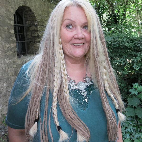 Clip-In Dreadlocks ASH BLOND - 2 Clips