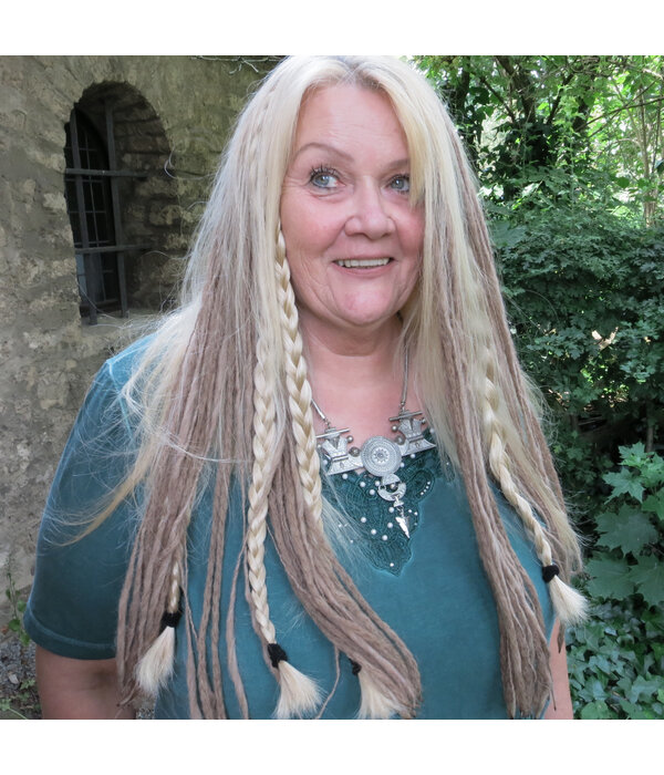 Clip-In Dreadlocks ASH BLOND - 2 Clips