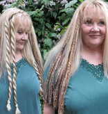 Clip-In Dreads Fine Dark Blond - 2 Clips