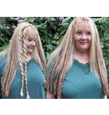 Clip-In Dreads Fine Dark Blond - 2 Clips
