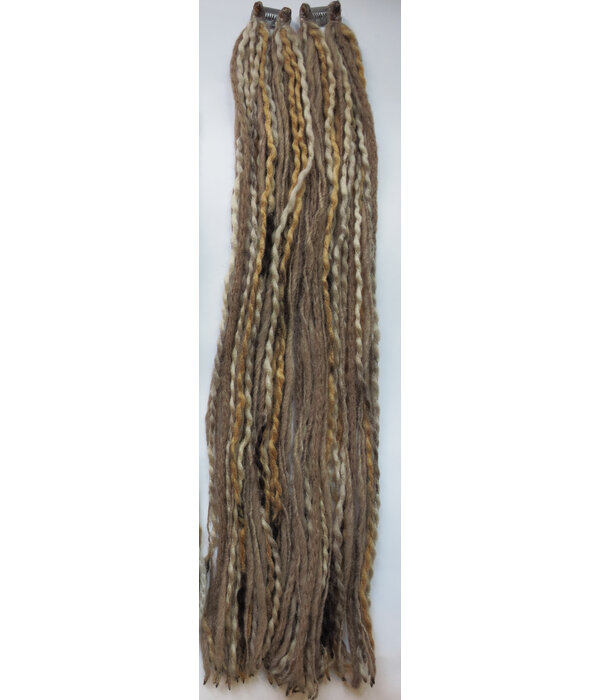 Clip-In Dreads Fine Dark Blond - 2 Clips