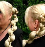 2 x Elf Braid, darkest brown