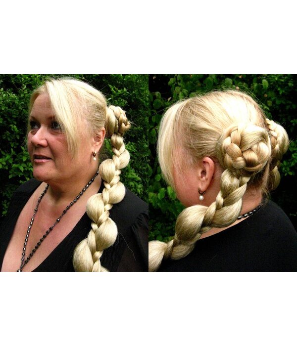 2 x Elf Braid, darkest brown