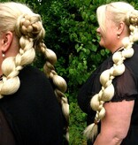 2 x Elf Braid, darkest brown