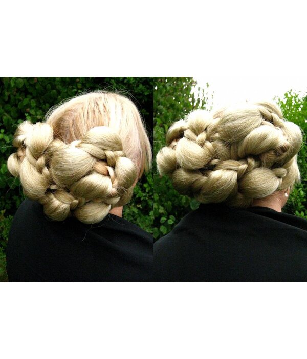 2 x Elf Braid, darkest brown