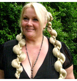 2 x Elf Braid, darkest brown