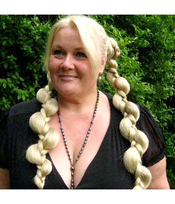 2 x Elf Braid, darkest brown