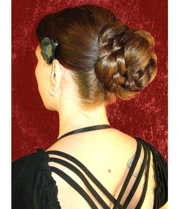 2 x Elf Braid, darkest brown