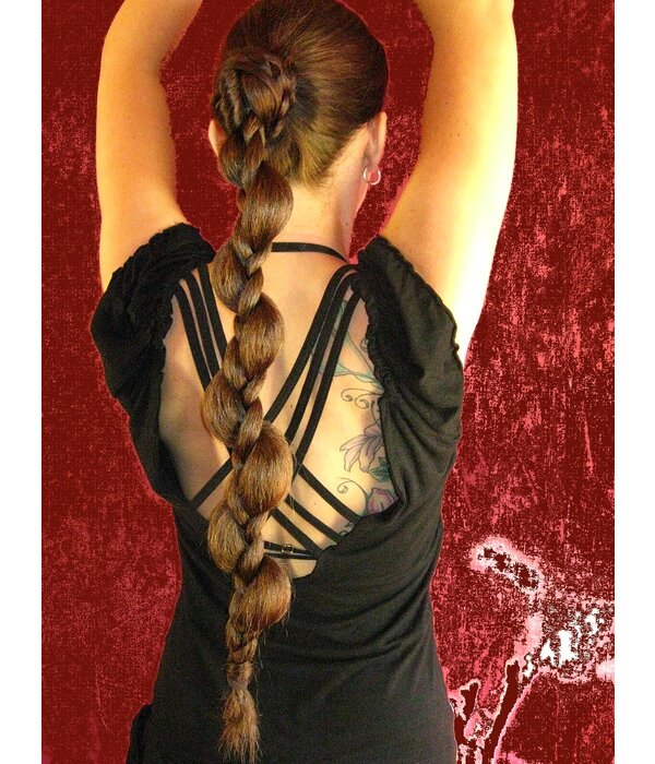 2 x Elf Braid, darkest brown